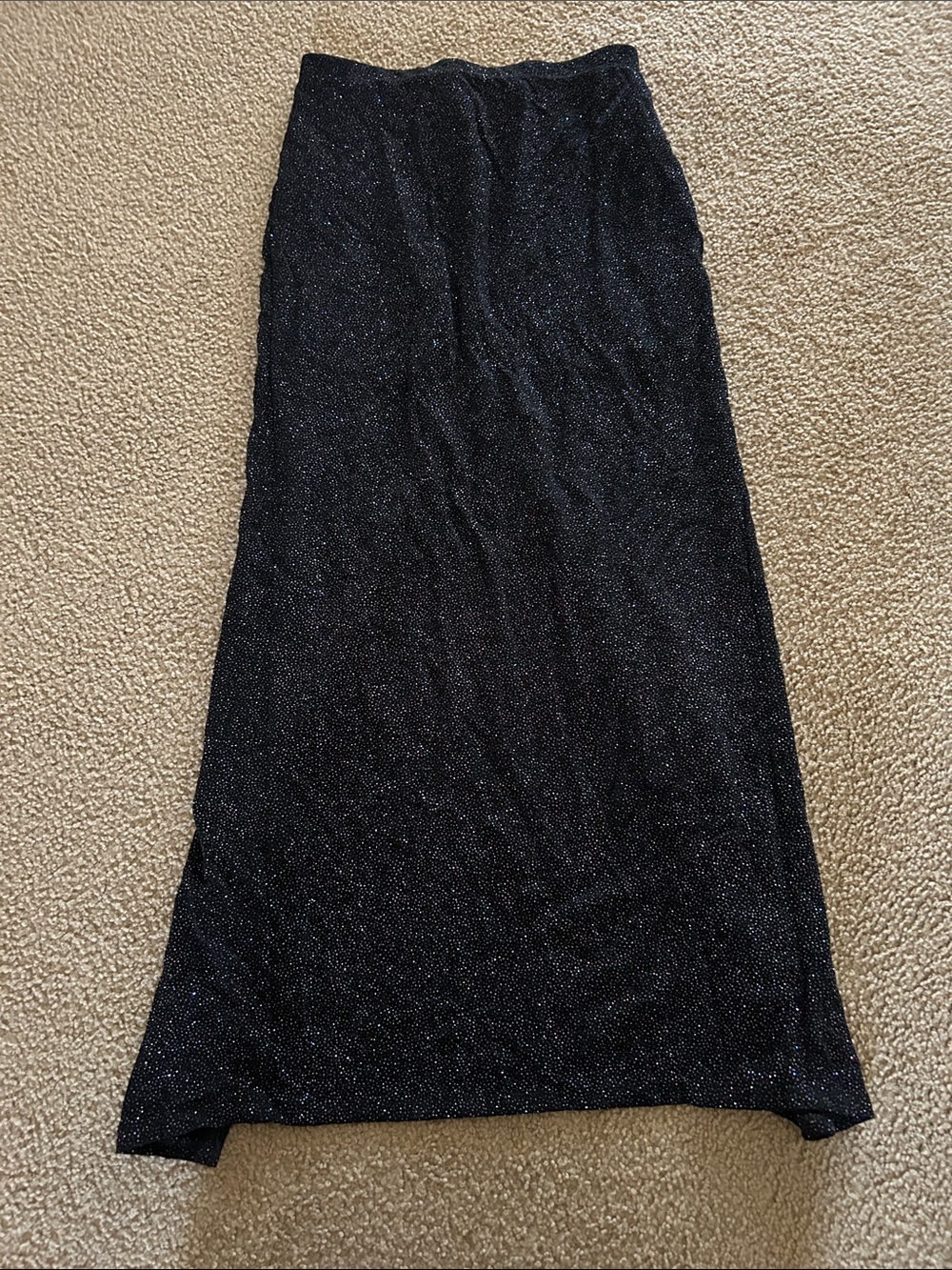 wild fable Black Sparkle Maxi Skirt